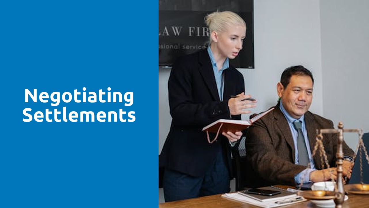 Negotiating settlements